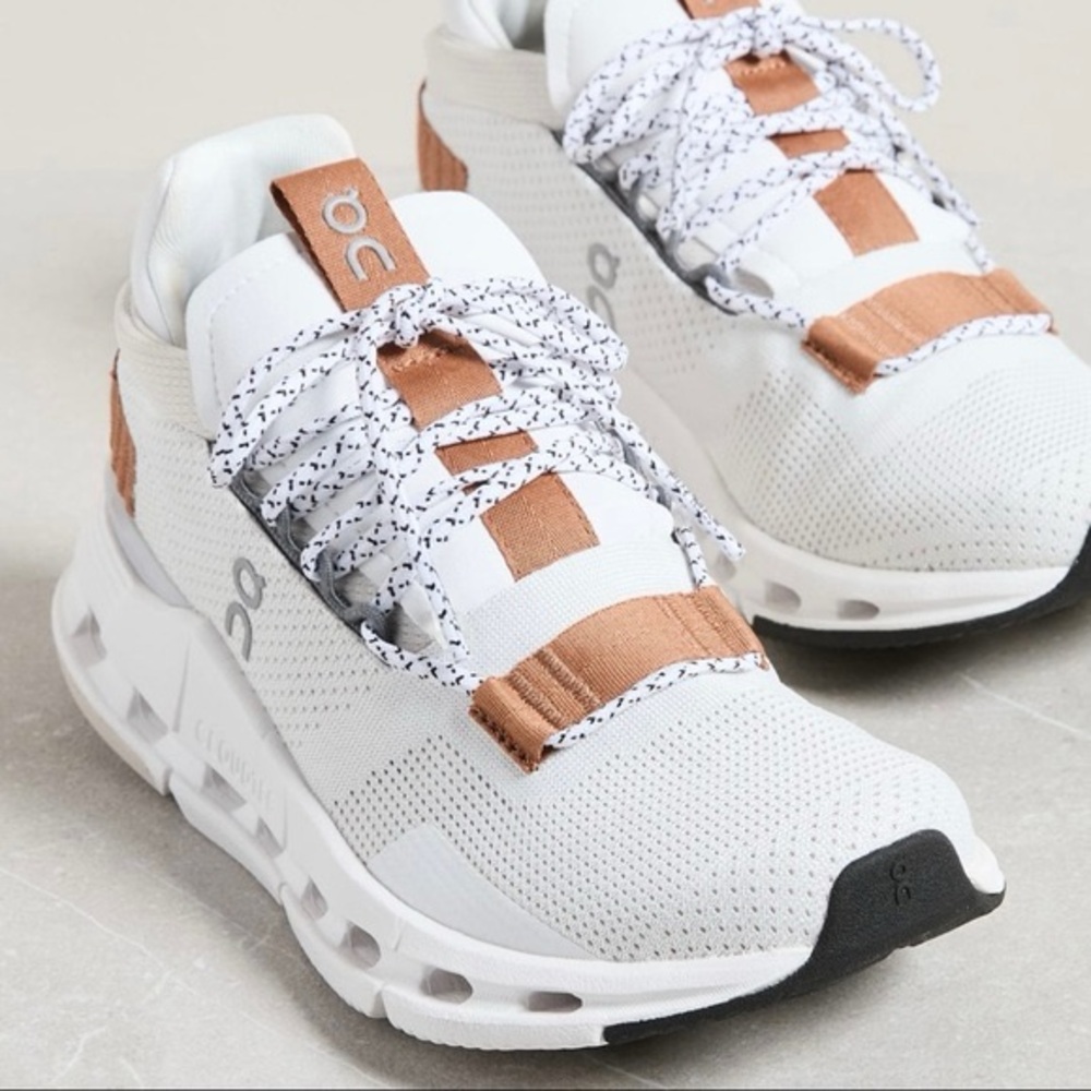 On Running Women's Shoes White and Tan